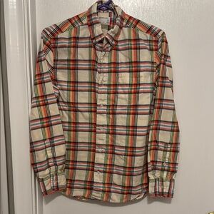 J. Crew Bright Multicolor Plaid Boy's Shirt